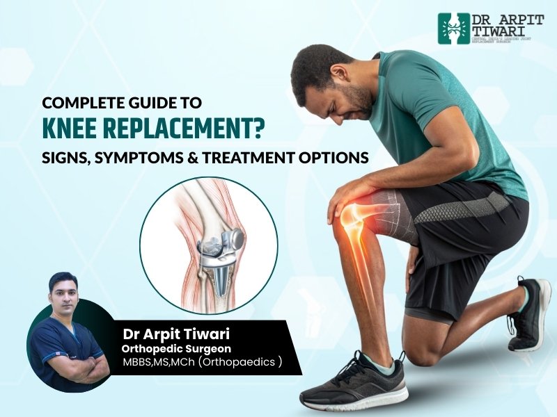 Complete guide to hip replacement surgery showing knee and joint pain, symptoms, and treatment options for better mobility.